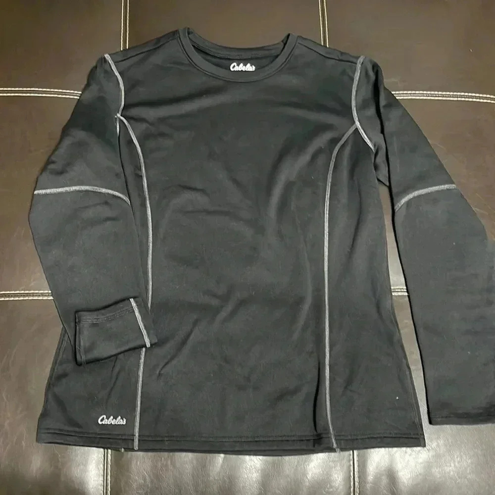 2/15 Cabelas Black Thermal Base Layer